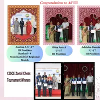 CISCE Zonal Chess Tournament Winners