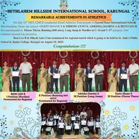 CISCE Zonal Athletics Tournament Winners