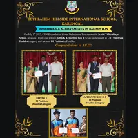 CISCE Zonal Badminton Tournament Winners