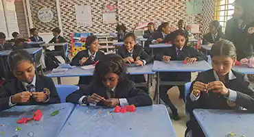 Classroom Activity - Biology (Dissection of Hibiscus) - Grade 6A & 6B